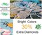 Diamond Painting Kits for Adults, Colorful Flower 5D DIY Diamond Art Kits